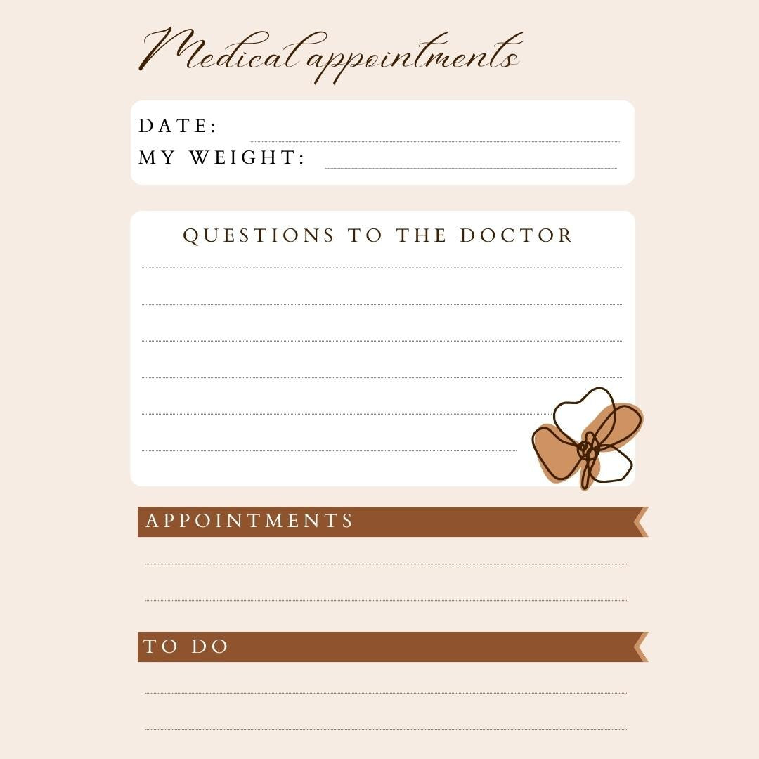 My Pregnancy and Baby Journal | Instant Download