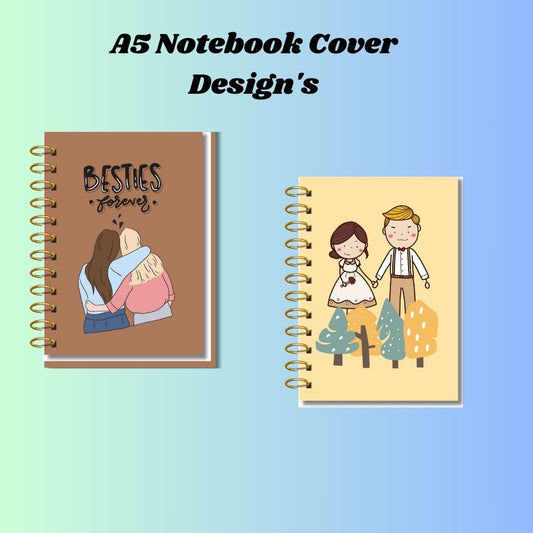 Notebook Notepad Covers Front & Back High Resolution Printable
