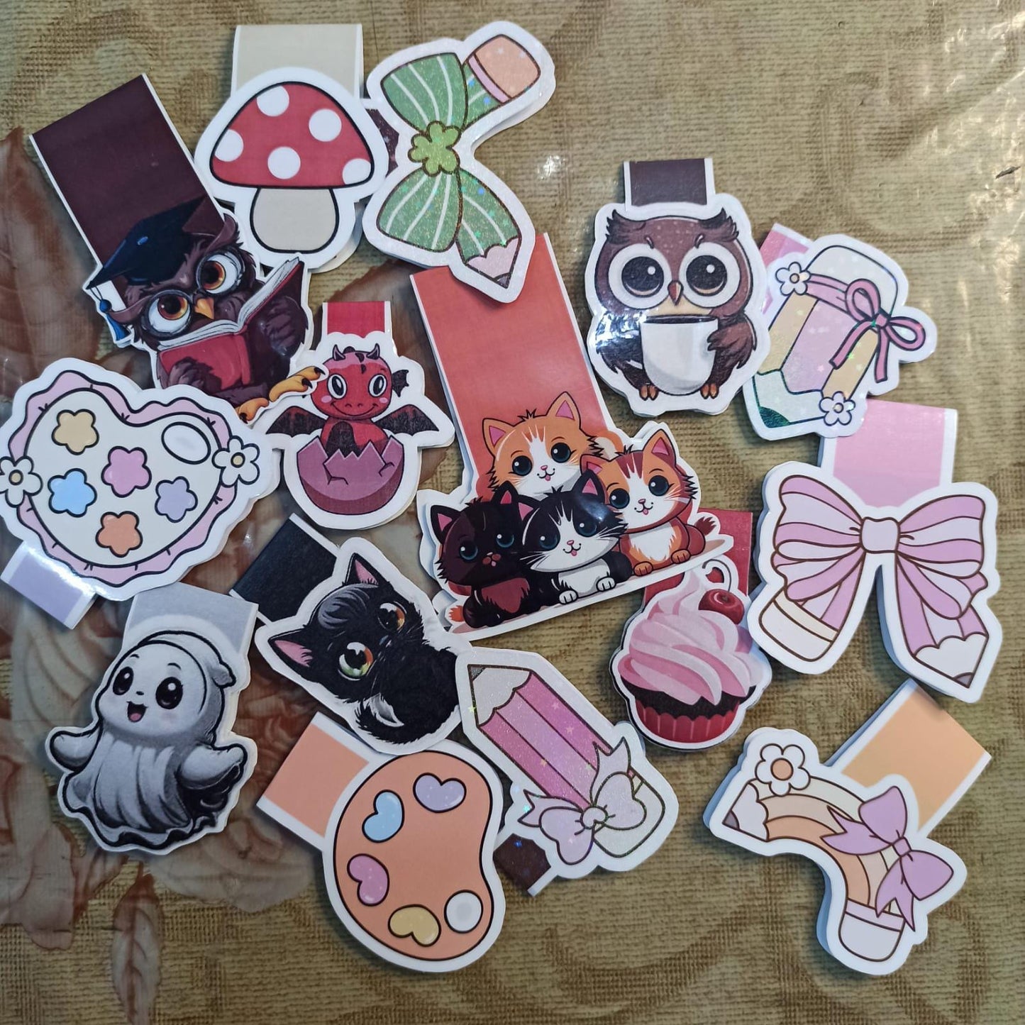 Easy Print Cut Bookmarks and Stickers | Instant Download DIY Craft for Teens and Tweens