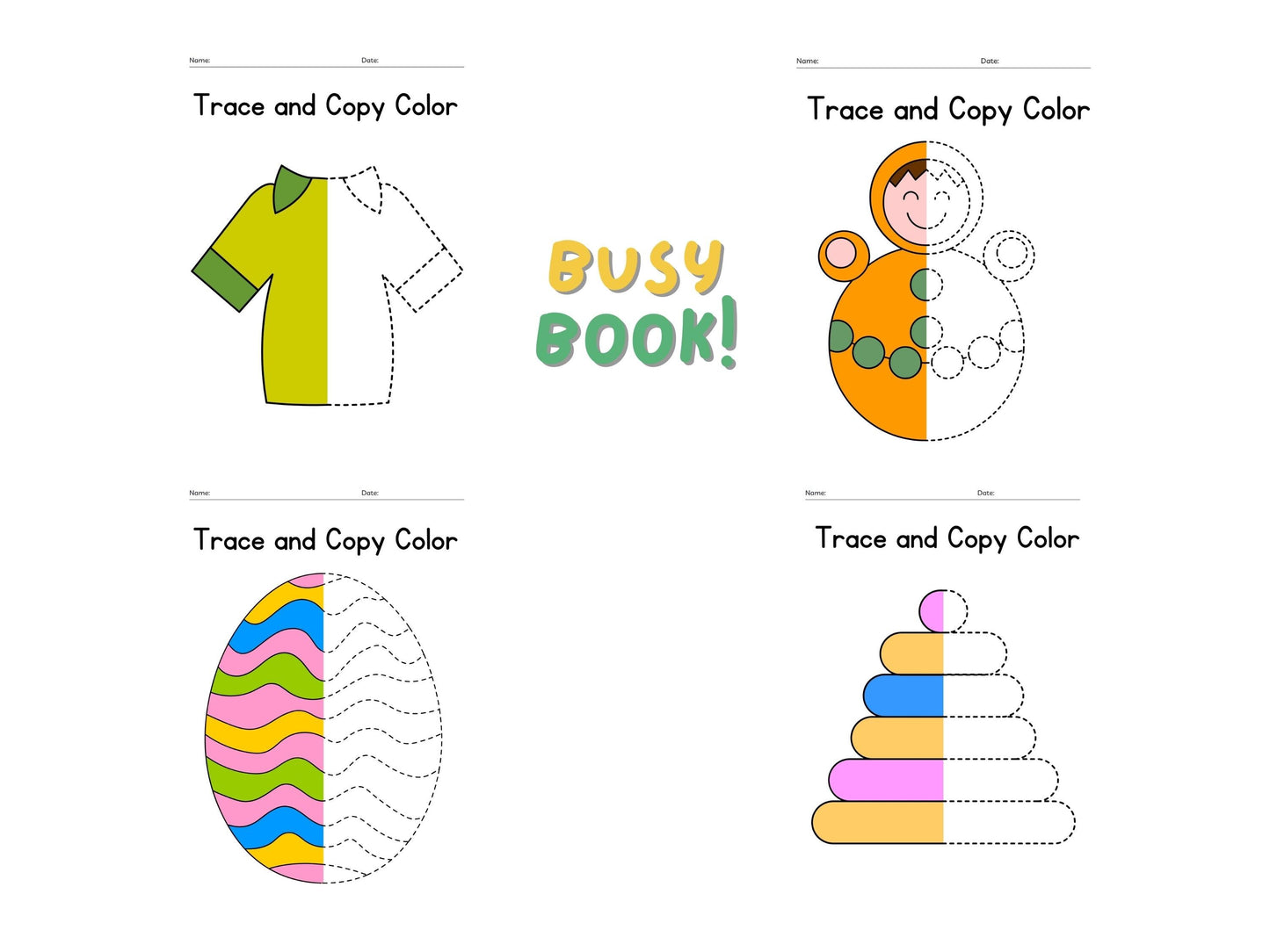 Tracing Fun Preschool Pre-Writing Practice Confident Tracing For Little Learners Letter Size