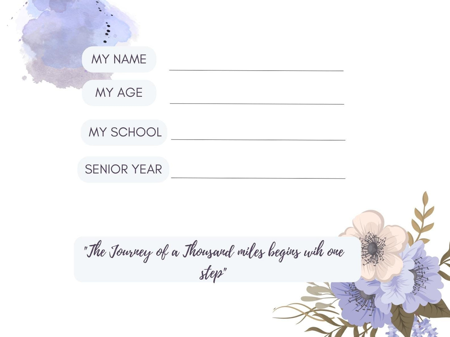 Graduation Journal and Album | College Graduation Gift | Instant Download