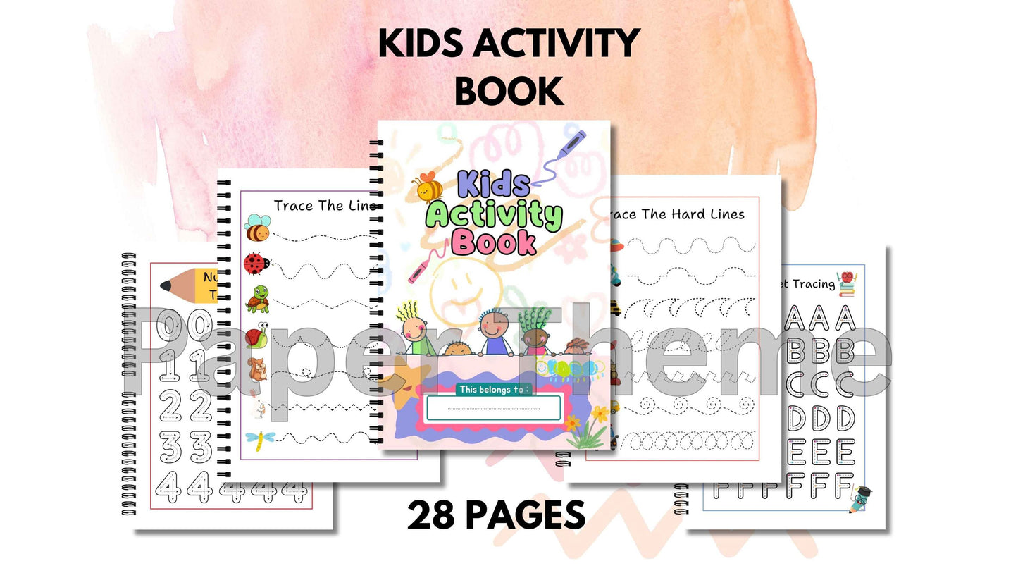 Activity Book For Preschool | DIY FUN | Instant Download