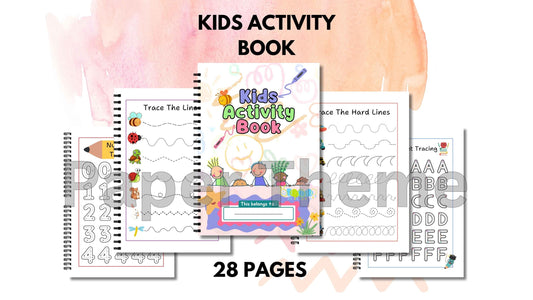 Activity Book For Preschool | DIY FUN | Instant Download