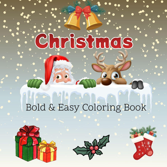 Santa Claus gifts | Christmas Coloring Book | Instant Download